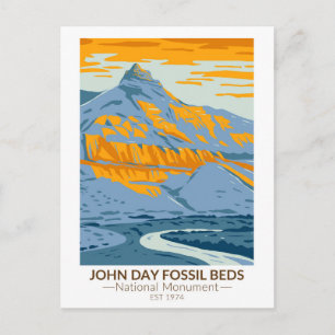 John Day Fossil Beds National Monument Oregon Post Postcard