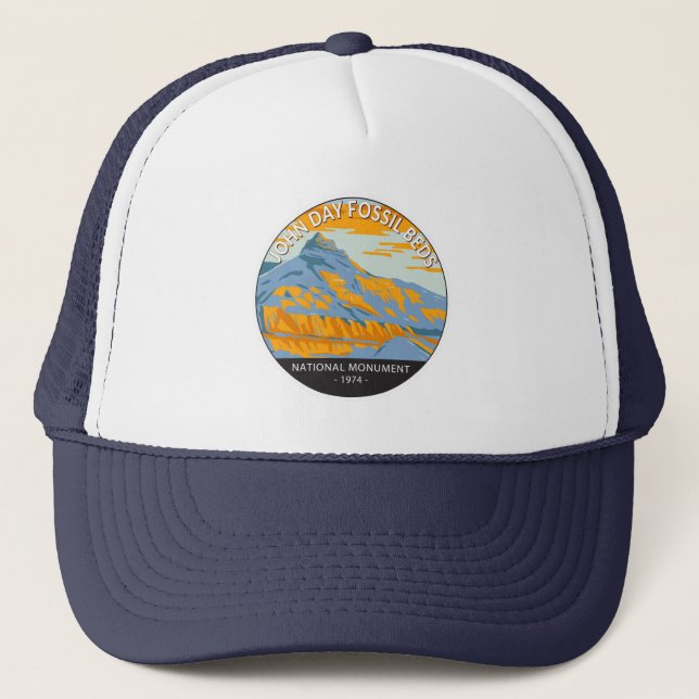 John Day Fossil Beds National Monument Oregon  Trucker Hat (Front)