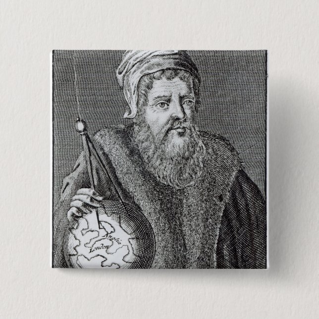 John Dee  a Londoner 15 Cm Square Badge (Front)