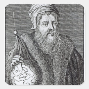 John Dee  a Londoner Square Sticker