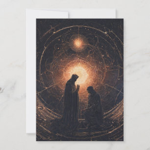 John Dee Occult Crystal Sphere Thank You Card