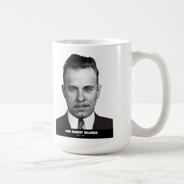 JOHN DILLINGER BEVERAGE MUG (Right)