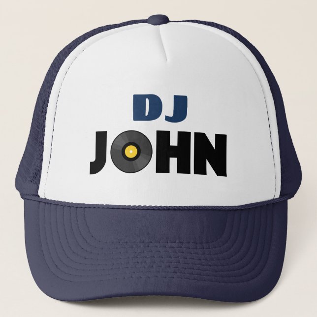 John DJ Trucker Hat (Front)