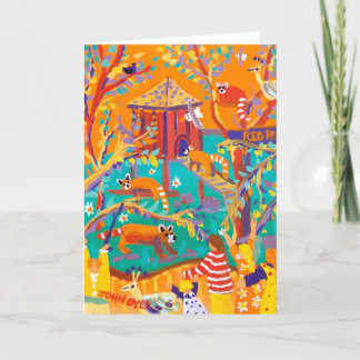 John Dyer Art Card Red Pandas
