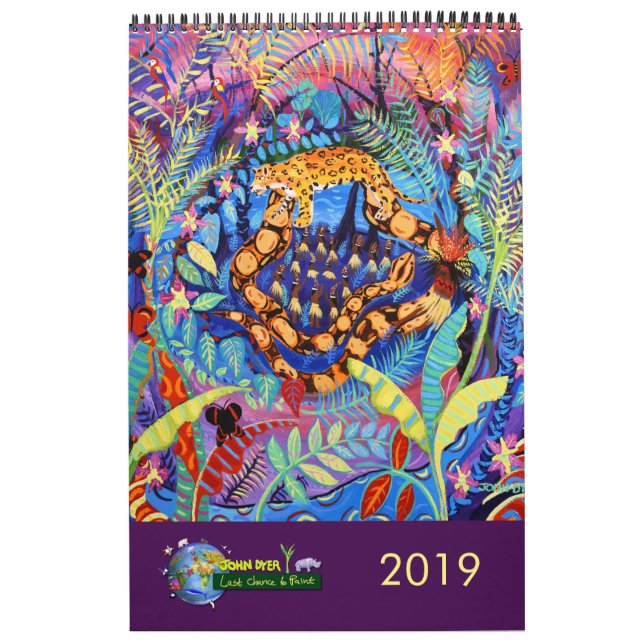 John Dyer Calendar of environmental paintings 2019 (Cover)