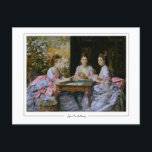 John Everett Millais #2 - Fine Art Postcard<br><div class="desc">John Everett Millais - The Hearts Are Trumps. Art & signature postcard #2 by The Zedign House. For more images & designs from John Everett Millais - Paintings & Drawings,  visit https://books.zedign.com/zas/60.html</div>
