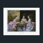 John Everett Millais #2 - Fine Art Postcard<br><div class="desc">John Everett Millais - The Hearts Are Trumps. Art & signature postcard #2 by The Zedign House. For more images & designs from John Everett Millais - Paintings & Drawings,  visit https://books.zedign.com/zas/60.html</div>