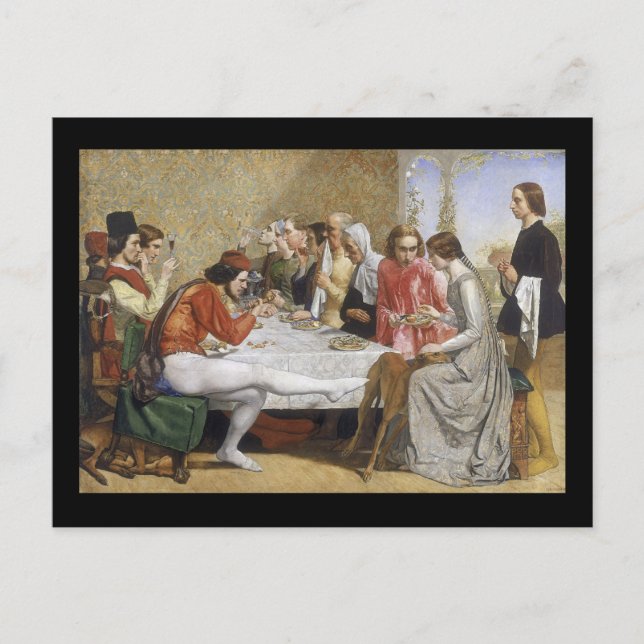 John Everett Millais Isabella Postcard (Front)