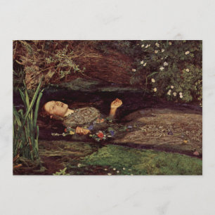 John Everett Millais Ophelia Invitations