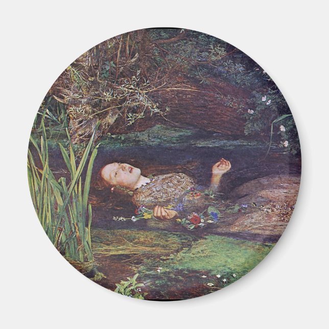 John Everett Millais Ophelia Magnet (Front)