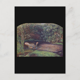 John Everett Millais Ophelia Postcard