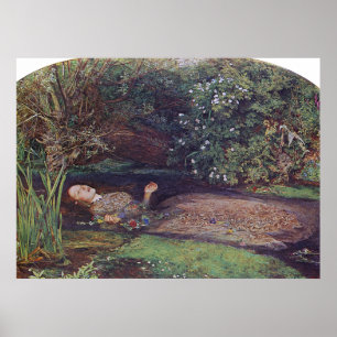 John Everett Millais Ophelia Poster