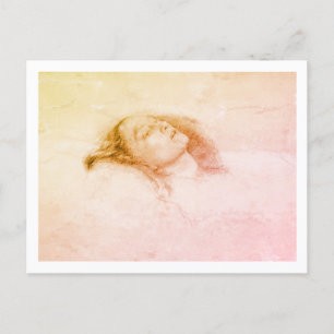 John Everett Millais - Ophelia (Study draught) Postcard