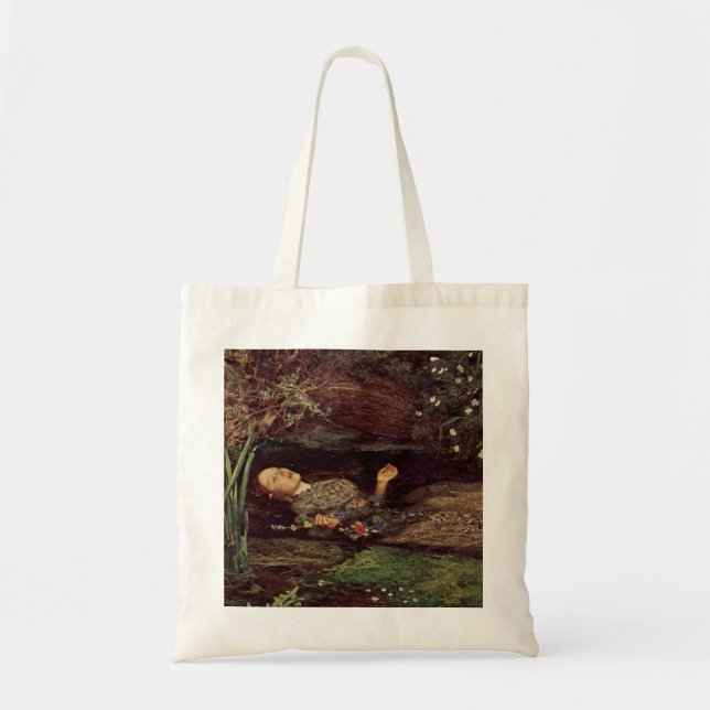 John Everett Millais Ophelia Tote Bag (Front)