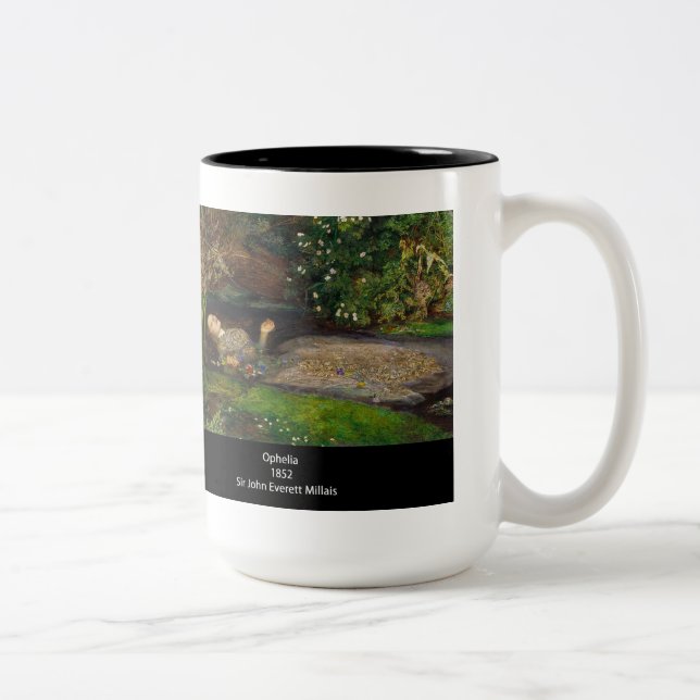 John Everett Millais , Ophelia Two-Tone Coffee Mug (Right)