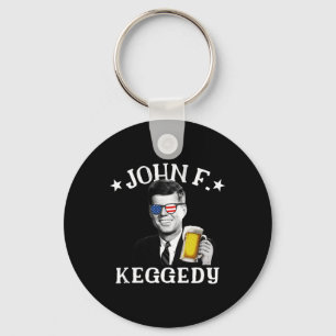 John F. Keggedy Drunk President Kennedy Jfk 4th Of Key Ring