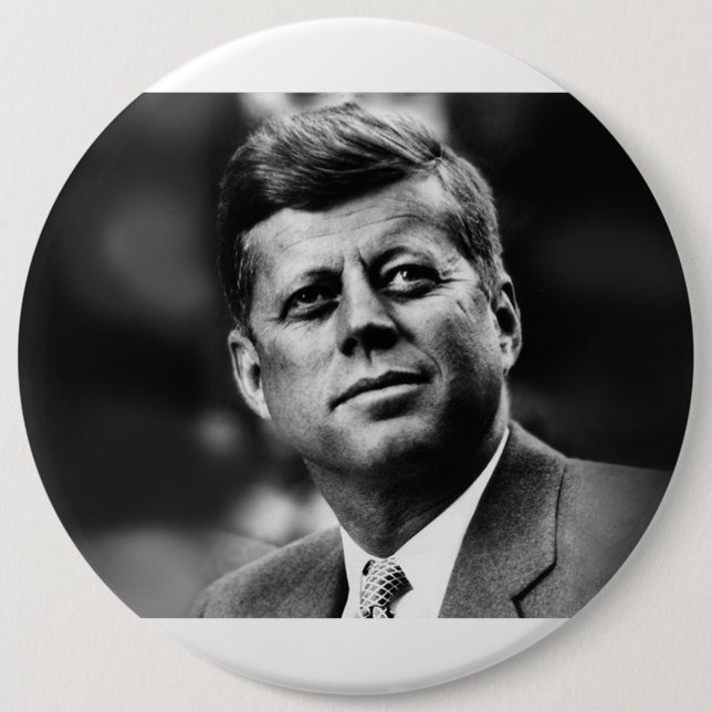 John F Kennedy 6 Cm Round Badge (Front)