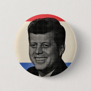 John F Kennedy 6 Cm Round Badge