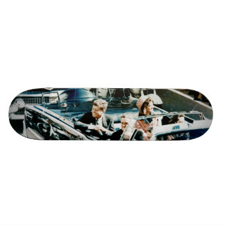 John F Kennedy and Jackie in the Motorcade Dallas Skateboard