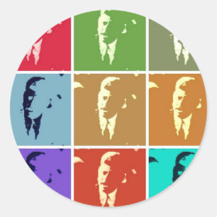 John F. Kennedy Classic Round Sticker