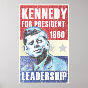 John F. Kennedy Historic Presidential JFK Poster