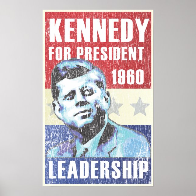 John F. Kennedy Historic Presidential JFK Poster (Front)