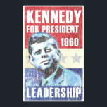 John F. Kennedy Historic Presidential Poster<br><div class="desc">Remembering 1960</div>