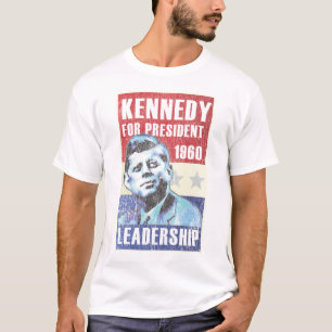 John F. Kennedy Historic Presidential Poster T-Shirt