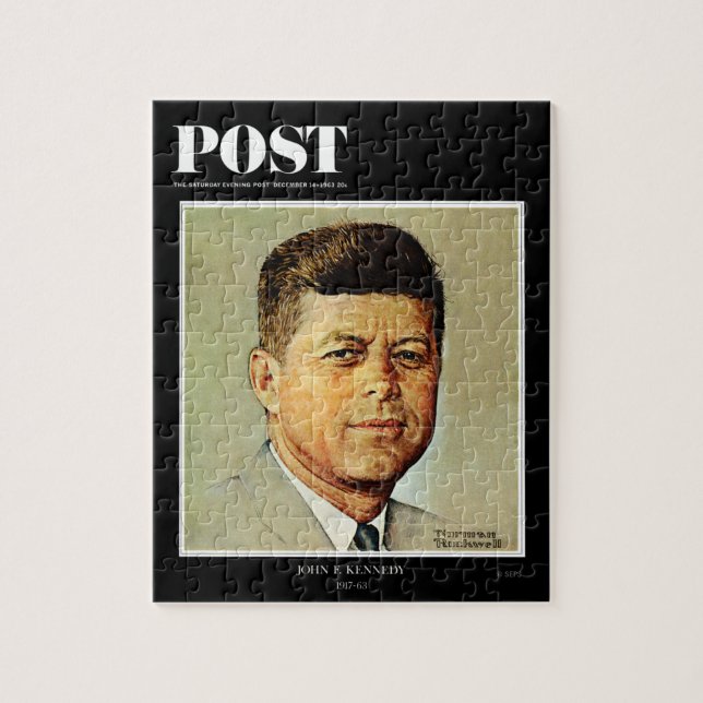John F. Kennedy IN MEMORIAM 2 Jigsaw Puzzle (Vertical)