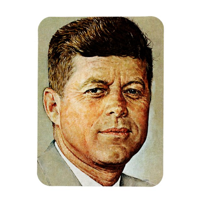 John F. Kennedy IN MEMORIAM 2 Magnet (Vertical)