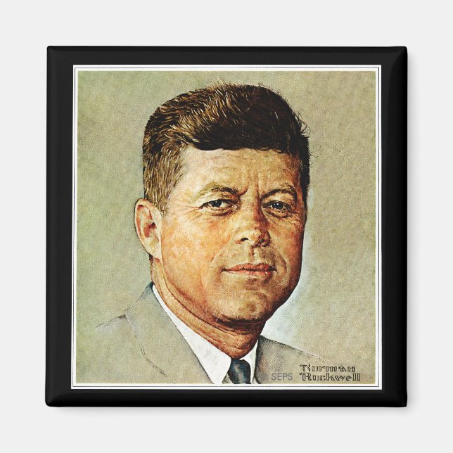 John F. Kennedy IN MEMORIAM 2 Magnet (Front)