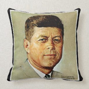 John F. Kennedy IN MEMORIAM Cushion