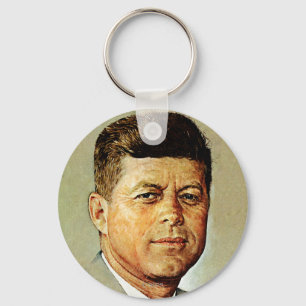 John F. Kennedy IN MEMORIAM Key Ring