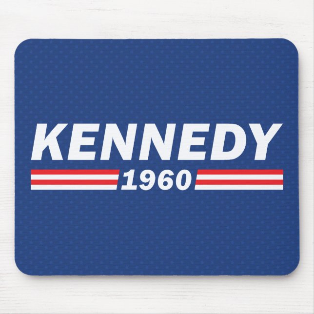 John F. Kennedy JFK, Kennedy 1960 Mouse Pad (Front)