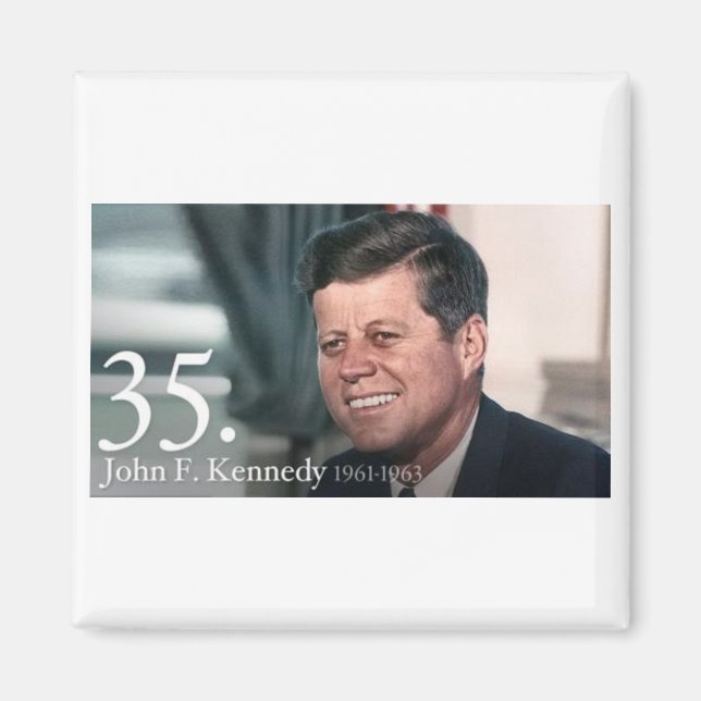 John F Kennedy Magnet (Front)