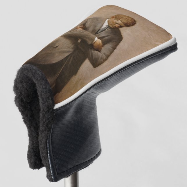 John F Kennedy Official Portrait Golf Head Cover (3/4 Front)