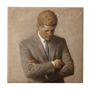John F. Kennedy Official White House Portrait Tile