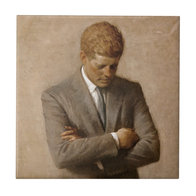John F. Kennedy Official White House Portrait Tile (Front)