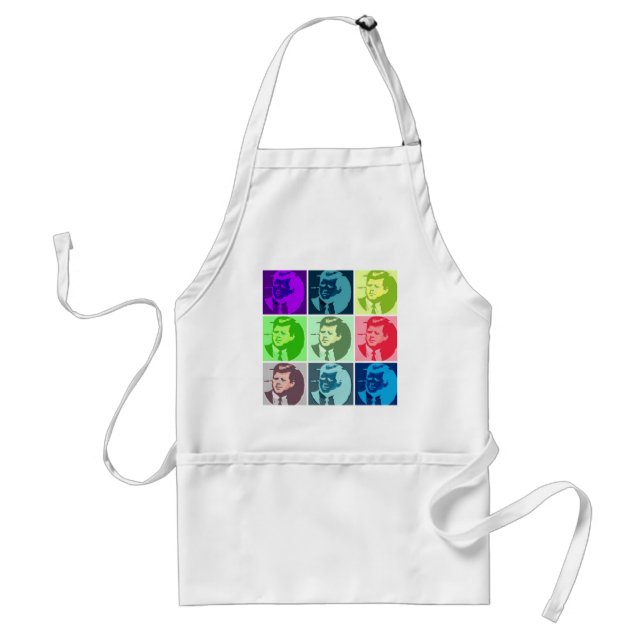 John F Kennedy Pop Art Standard Apron (Front)
