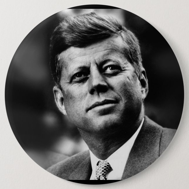John F Kennedy President 6 Cm Round Badge (Front)