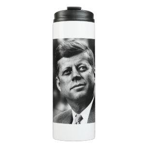 John F Kennedy President Thermal Tumbler