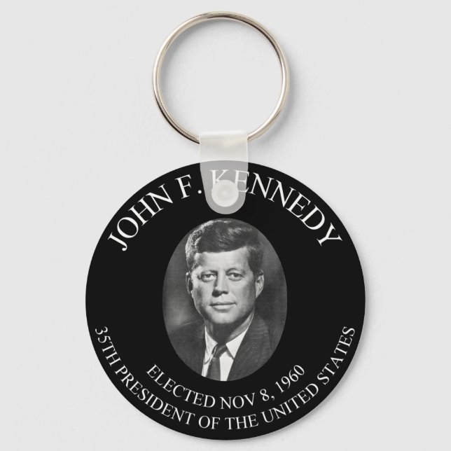 JOHN F. KENNEDY PRESIDENTIAL COIN ............... KEY RING (Front)