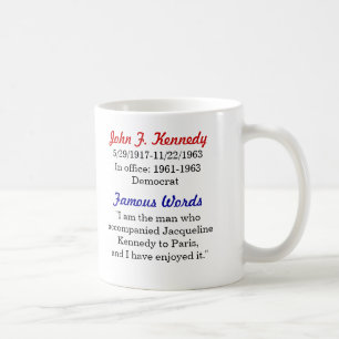 John F. Kennedy Quote Mug