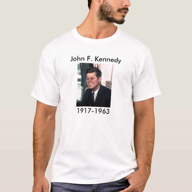 John F. Kennedy, White House Photo Portrait T-Shirt (Front)