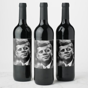John F Kennedy Wine Label