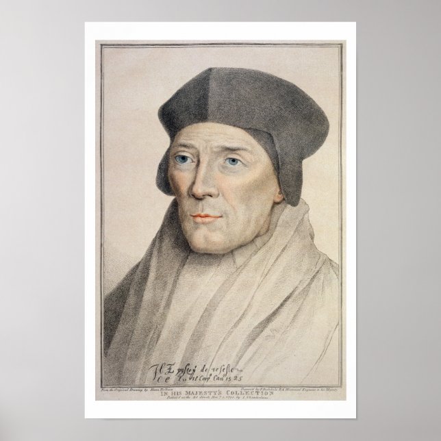 John Fisher, Bishop of Rochester (1469-1535) engra Poster (Front)