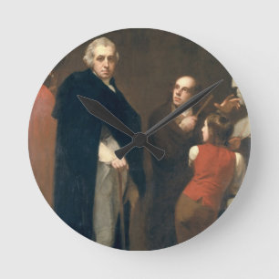 John Flaxman (1755-1826) modelling his bust of Wil Round Clock