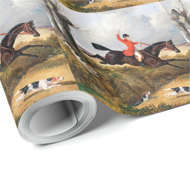 John Frederick Herring Snr | Foxhunting: Clearing Wrapping Paper (Roll Corner)