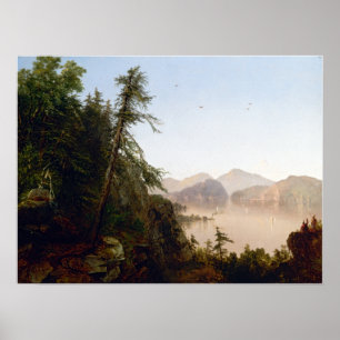 John Frederick Kensett Along the Hudson Poster