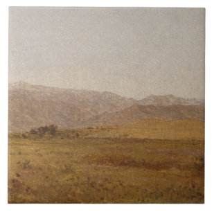 John Frederick Kensett - Snowy Range and Foothills Ceramic Tile